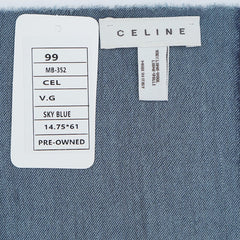 Celine Wool Monogram Pre-Loved Scarf