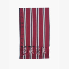 Celine Wool Striped Pre-Loved Scarf