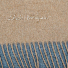 Salvatore Ferragamo Wool Reversible Pre-Loved Scarf