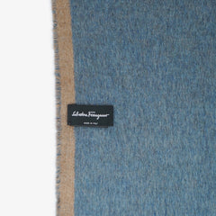 Salvatore Ferragamo Wool Reversible Pre-Loved Scarf