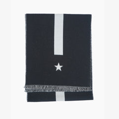Givenchy Wool Reversible Graphic Print Pre-Owned Scarf
