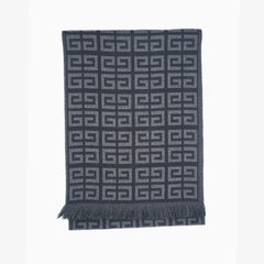 Givenchy Wool Patterned Pre-Owned Scarf