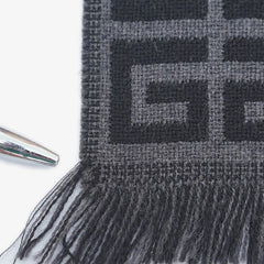 Givenchy Wool Patterned Pre-Owned Scarf