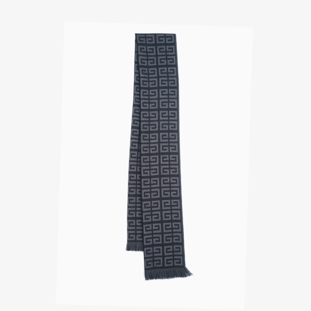 Givenchy Wool Patterned Pre-Owned Scarf