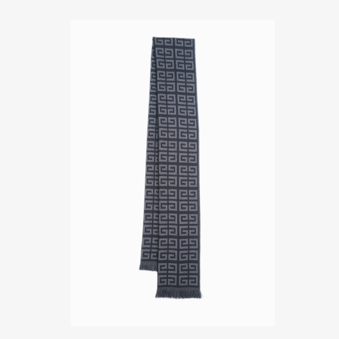 Givenchy Wool Patterned Pre-Owned Scarf
