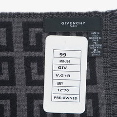 Givenchy Wool Patterned Pre-Owned Scarf