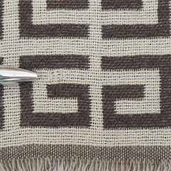 Givenchy Wool Graphic Print Pre-Owned Scarf