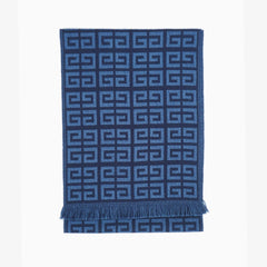 Givenchy Wool Graphic Print Pre-Owned Scarf