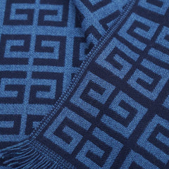 Givenchy Wool Graphic Print Pre-Owned Scarf