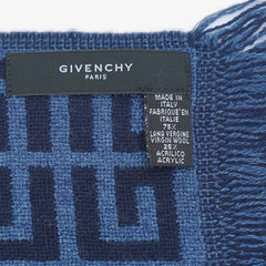 Givenchy Wool Graphic Print Pre-Owned Scarf