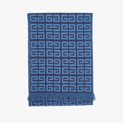Givenchy Wool Graphic Print Pre-Owned Scarf