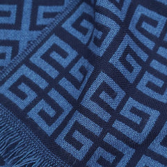 Givenchy Wool Graphic Print Pre-Owned Scarf