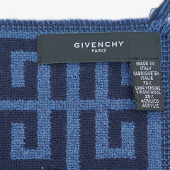 Givenchy Wool Graphic Print Pre-Owned Scarf