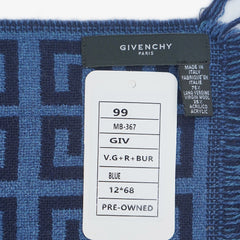 Givenchy Wool Graphic Print Pre-Owned Scarf
