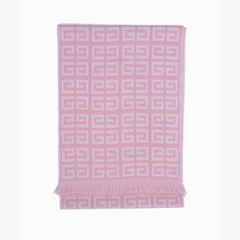 Givenchy Wool Graphic Print Pre-Owned Scarf