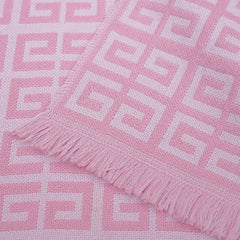 Givenchy Wool Graphic Print Pre-Owned Scarf