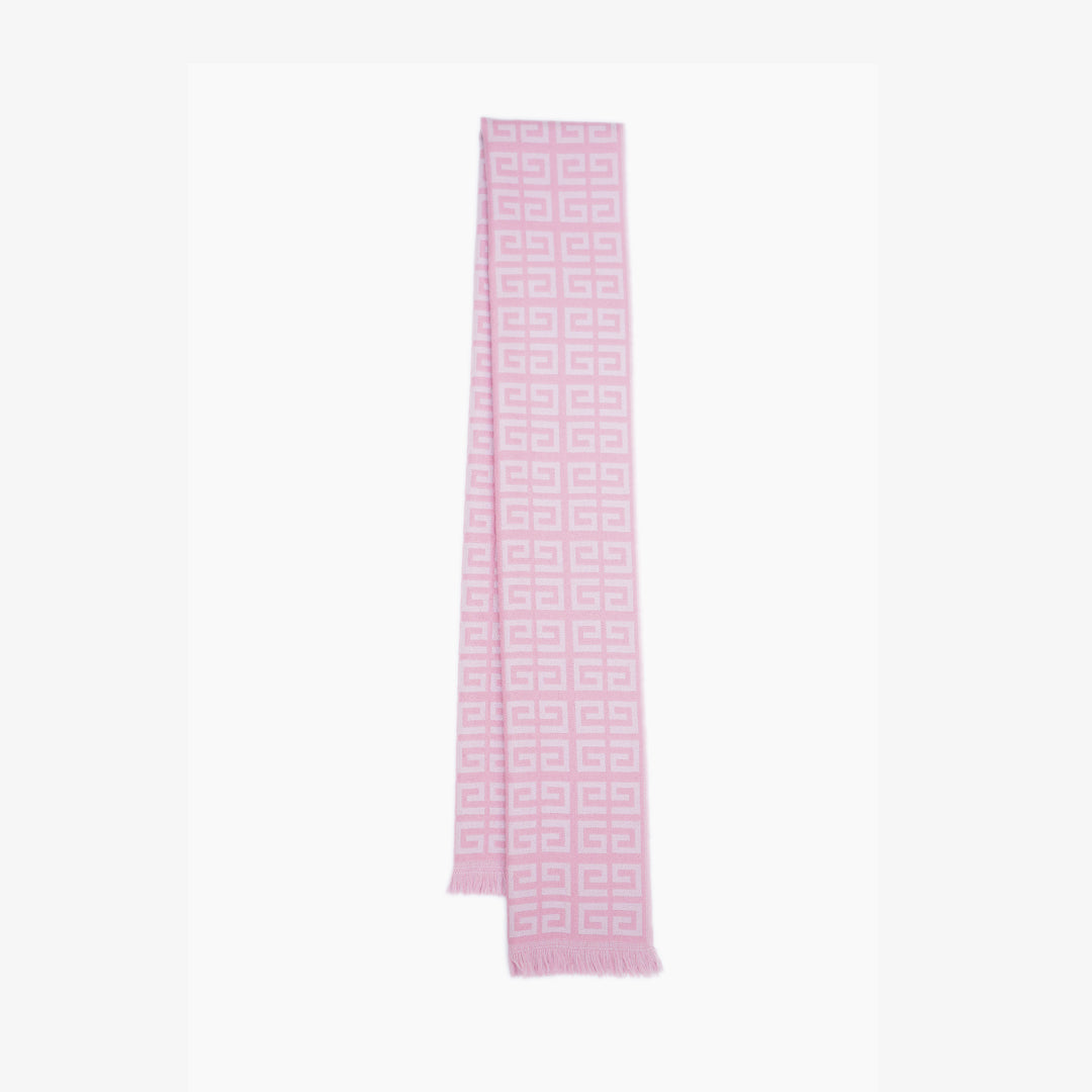 Givenchy Wool Graphic Print Pre-Owned Scarf