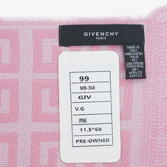 Givenchy Wool Graphic Print Pre-Owned Scarf