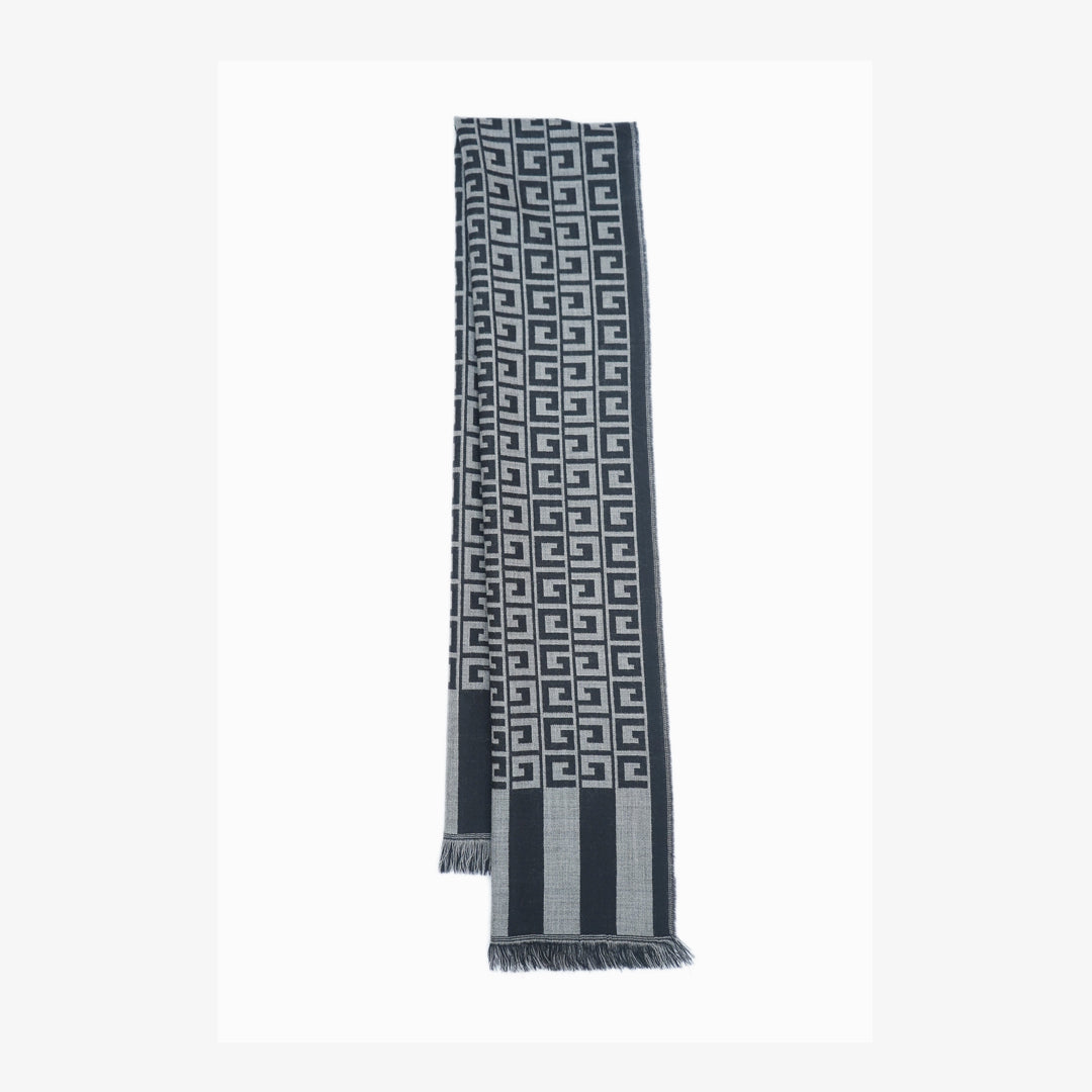 Givenchy Wool Patterned Pre-Owned Scarf
