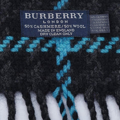 Burberry Cashmere/Wool Vintage Check Vintage Pre-Loved Scarf