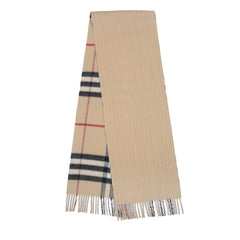 Burberry Cashmere Vintage Check Vintage Pre-Loved Scarf