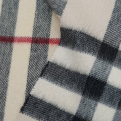 Burberry Cashmere Vintage Check Vintage Pre-Loved Scarf