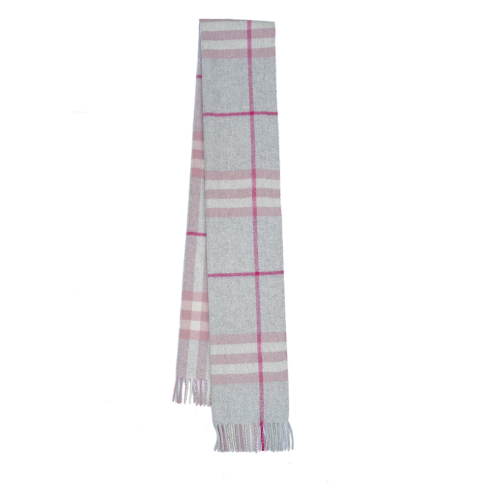 Burberry Cashmere Vintage Check Vintage Pre-Loved Scarf