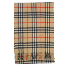 Burberry Cashmere Vintage Check Vintage Pre-Loved Scarf
