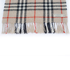 Burberry Cashmere/Wool Vintage Check Vintage Pre-Loved Scarf