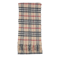 Burberry Cashmere/Wool Vintage Check Vintage Pre-Loved Scarf