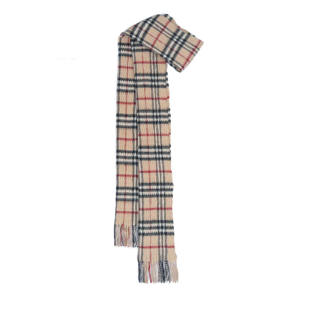 Burberry Cashmere/Wool Vintage Check Vintage Pre-Loved Scarf