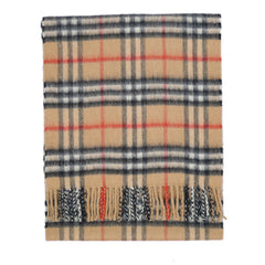 Burberry Cashmere Vintage Check Vintage Pre-Loved Scarf