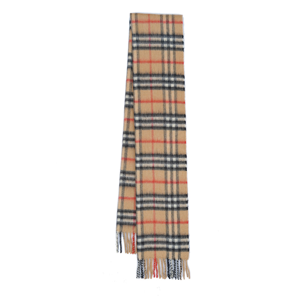 Burberry Cashmere Vintage Check Vintage Pre-Loved Scarf