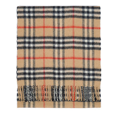 Burberry Cashmere Vintage Check Vintage Pre-Loved Scarf