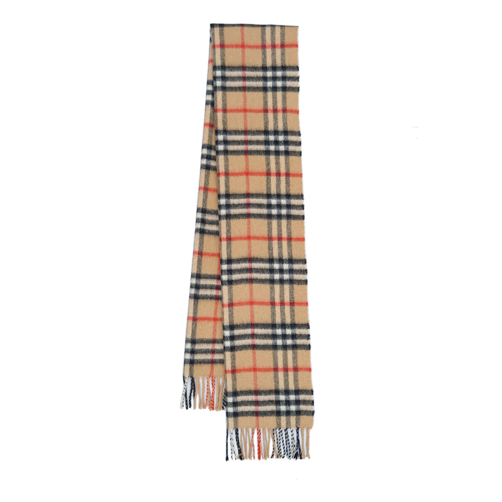 Burberry Cashmere Vintage Check Vintage Pre-Loved Scarf