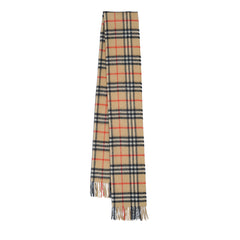 Burberry Cashmere Vintage Check Vintage Pre-Loved Scarf