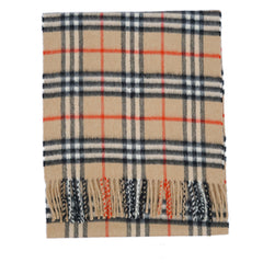 Burberry Cashmere Vintage Check Vintage Pre-Loved Scarf