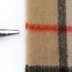 Burberry Cashmere Vintage Check Vintage Pre-Loved Scarf