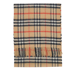 Burberry Cashmere Vintage Check Vintage Pre-Loved Scarf