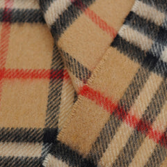Burberry Cashmere Vintage Check Vintage Pre-Loved Scarf