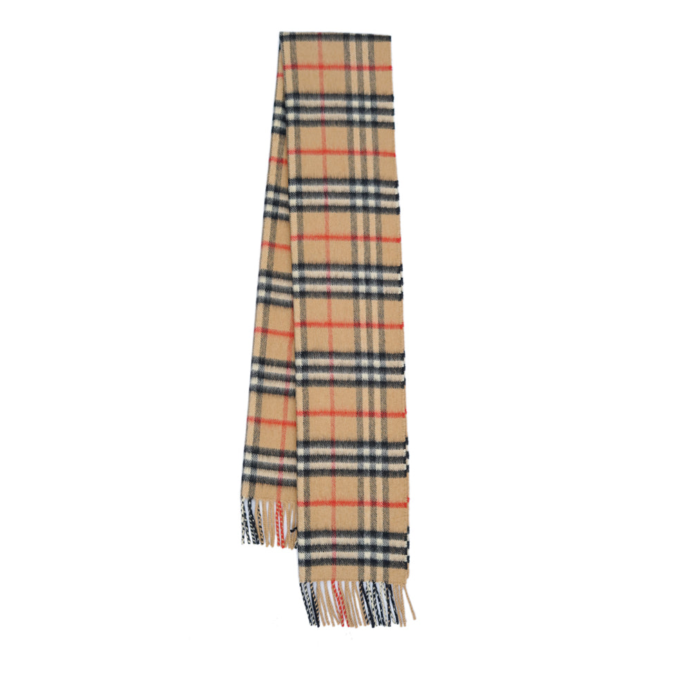 Burberry Cashmere Vintage Check Vintage Pre-Loved Scarf