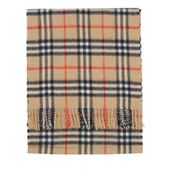 Burberry Cashmere Vintage Check Vintage Pre-Loved Scarf