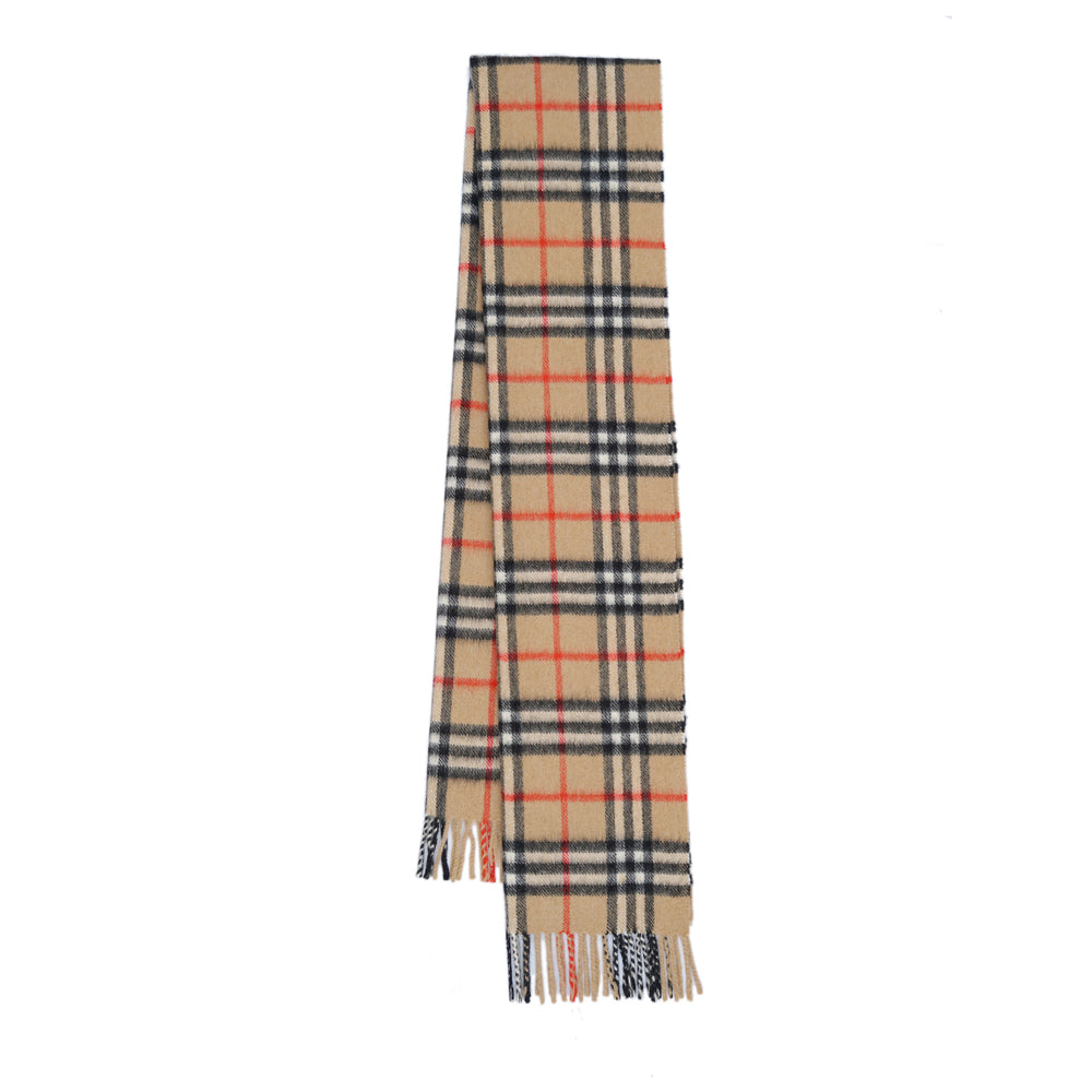 Burberry Cashmere Vintage Check Vintage Pre-Loved Scarf