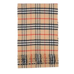 Burberry Cashmere Vintage Check Vintage Pre-Loved Scarf