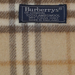 Burberry Lambswool Vintage Check Vintage Pre-Loved Scarf