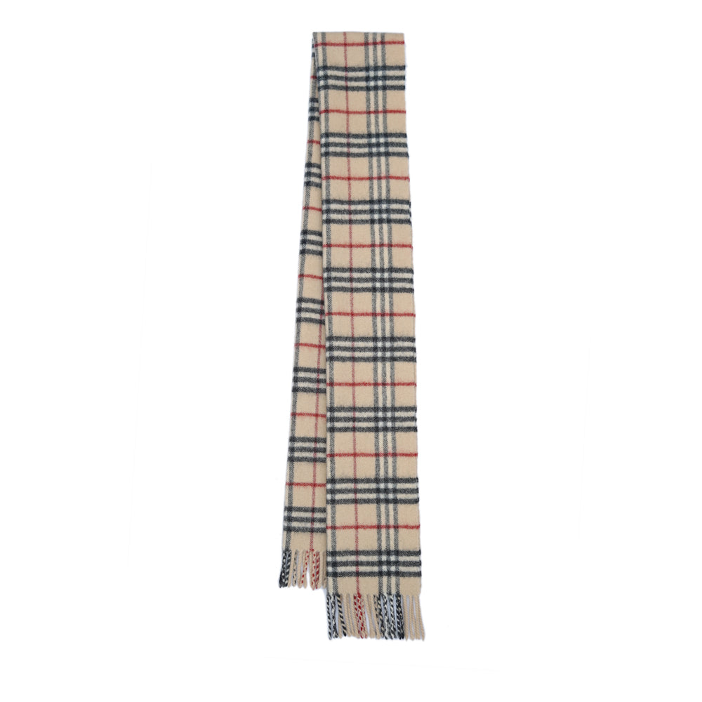 Burberry Lambswool Vintage Check Vintage Pre-Loved Scarf