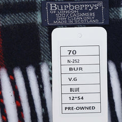 Burberry Cashmere Vintage Check Pre-Loved Scarf