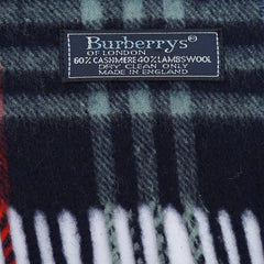 Burberry Cashmere/Lambswool Vintage Check Pre-Loved Scarf