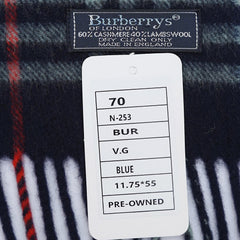 Burberry Cashmere/Lambswool Vintage Check Pre-Loved Scarf
