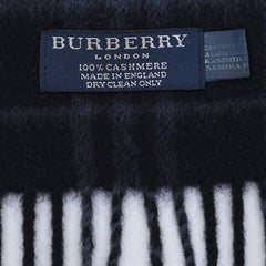 Burberry Cashmere Vintage Check Pre-Loved Scarf